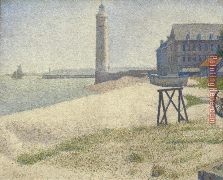 Georges Pierre Seurat The Lighthouse At Honfleur